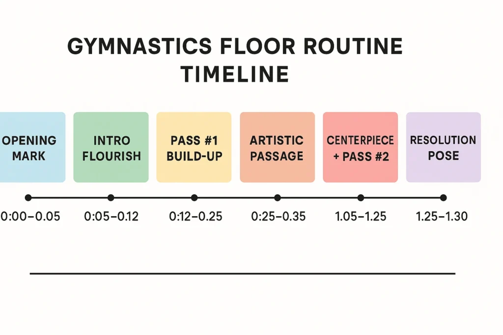 Gymnastics Floor Music Timeline