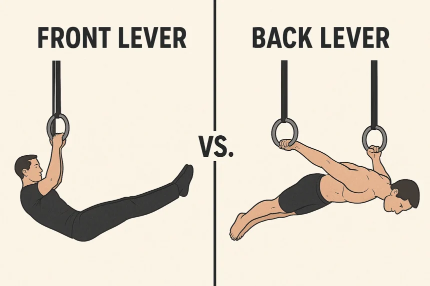 front lever vs back lever