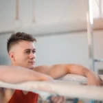 male gymnast physique