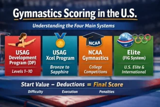 gymnastics scoring usa