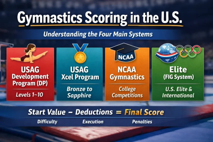 gymnastics scoring usa