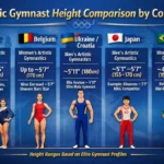 olympic gymnasts height