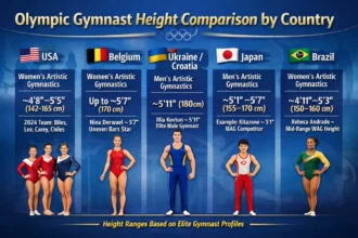 olympic gymnasts height
